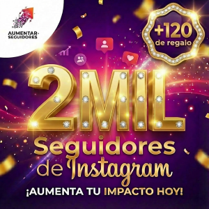 2000 Seguidores de instagram